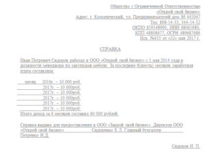 Сколько действует справка о зарплате на визу. Справка с места работы для получения шенгенской визы – образец оформления