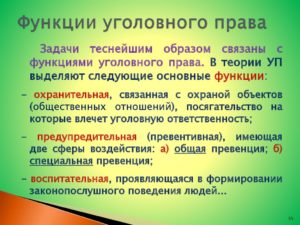 В чем заключается превентивная функция уголовного права. Раздел I