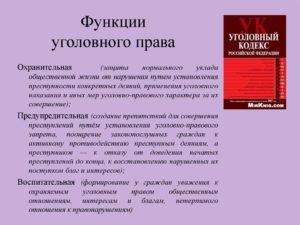 В чем заключается превентивная функция уголовного права. Раздел I