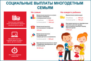 Преимущество многодетной семьи в. Какие льготы могут оформить в московской области многодетные семьи