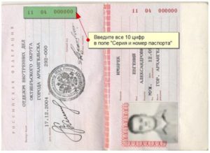 Где найти серию и номер паспорта рф. Пример серии и номера паспорта рф