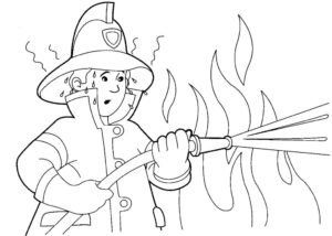 Раскраска на противопожарную тематику. Раскраски пожарная безопасность для детей