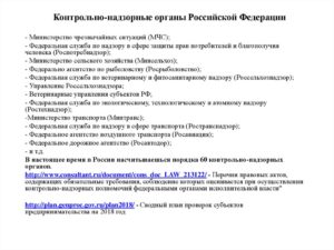 Виды и функции контроля. Контрольно-надзорные органы РФ: список, права, полномочия и особенности